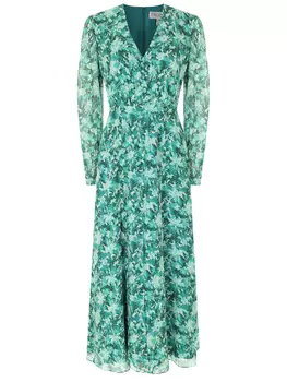 Платье шелковое SALONI