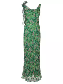 Платье шелковое SALONI