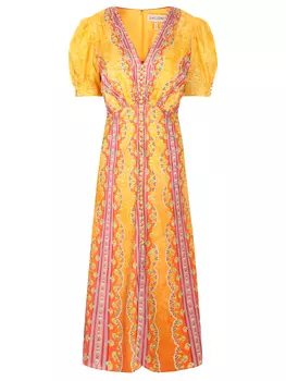 Платье шелковое SALONI