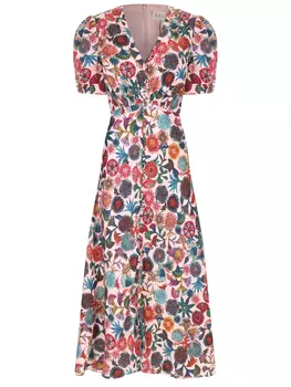 Платье шелковое SALONI