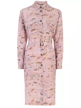 Платье шелковое SHATU