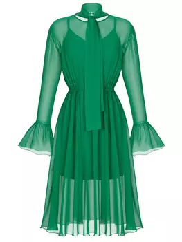 Платье шелковое ST. ERME