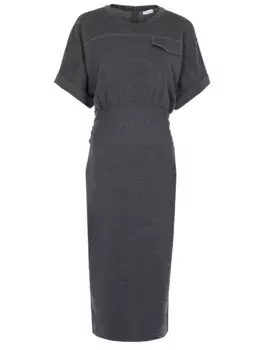 Платье шерстяное