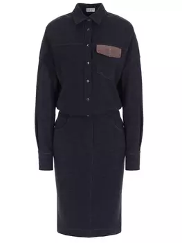 Платье шерстяное BRUNELLO CUCINELLI
