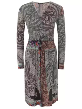 Платье шерстяное с принтом ETRO