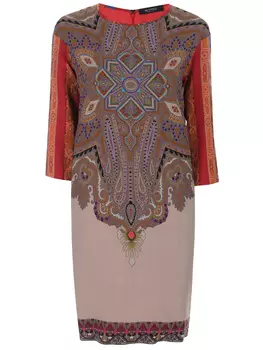 Платье шерстяное с принтом ETRO