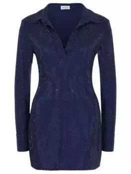 Платье со стразами SASHAVERSE