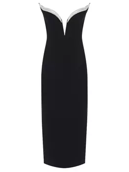 Платье со стразами DAVID KOMA