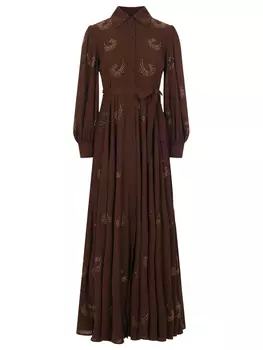 Платье со стразами PINKO