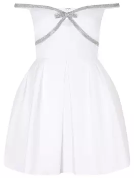 Платье со стразами SELF-PORTRAIT