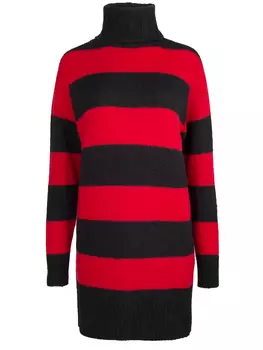 Платье-свитер в полоску