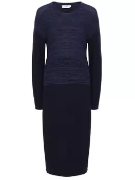 Платье трикотажное с люрексом