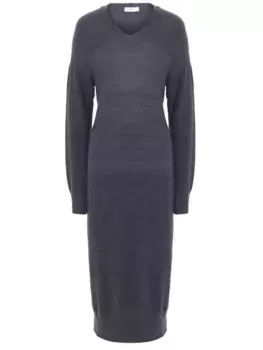 Платье трикотажное с люрексом