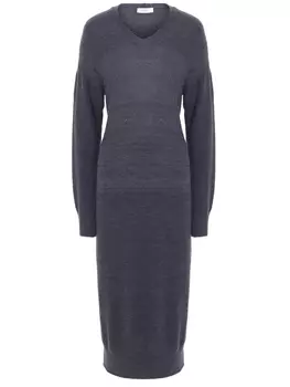 Платье трикотажное с люрексом