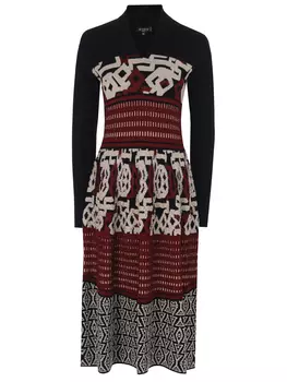 Платье трикотажное с принтом ETRO