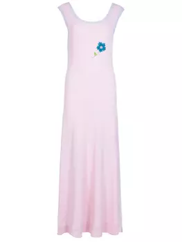 Платье трикотажное в пол