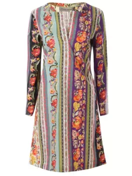 Платье-туника с принтом ETRO