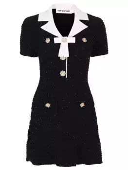 Платье твидовое