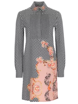 Платье в клетку PICCIONE.PICCIONE