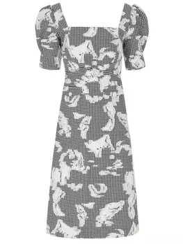 Платье в клетку THREE FLOOR