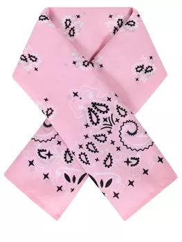 Платок хлопковый с принтом