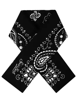 Платок хлопковый с принтом