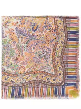Платок из шерсти и шелка