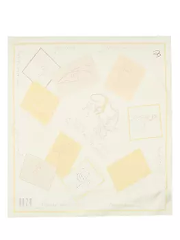 Платок-каре Любовь внутри нас из шелка BJANKA SILK