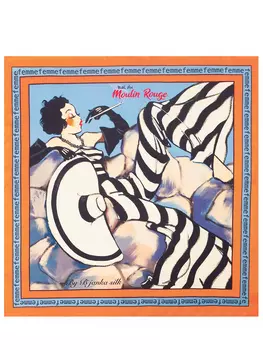 Платок-каре шелковый Морячка BJANKA SILK