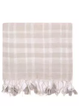 Платок льняной в клетку LINEN AND LINENS