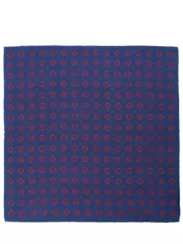 Платок-паше шелковый с принтом
