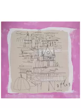 Платок с принтом