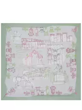 Платок с принтом