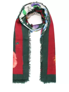 Платок с принтом Flora Web