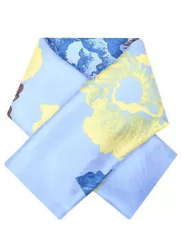 Платок шелковый с принтом