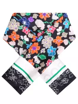 Платок шелковый с принтом BOGNER