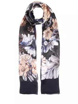 Платок шелковый с принтом