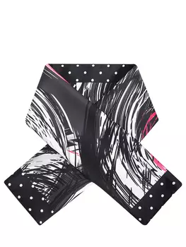 Платок шелковый с принтом LAURA BIAGIOTTI