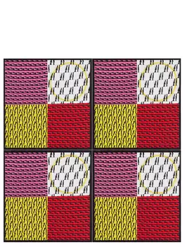 Платок шелковый с принтом POLINA MIRCHEVA