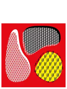 Платок шелковый с принтом POLINA MIRCHEVA