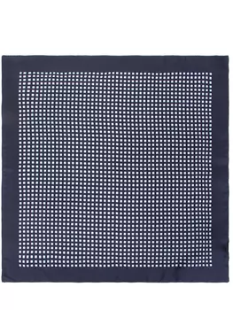 Платок шелковый в клетку