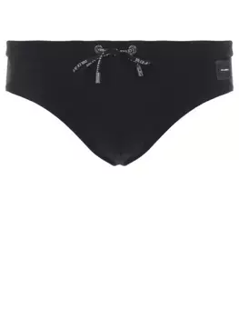 Плавки однотонные с логотипом