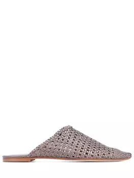 Плетеные мюли из кожи Eboli