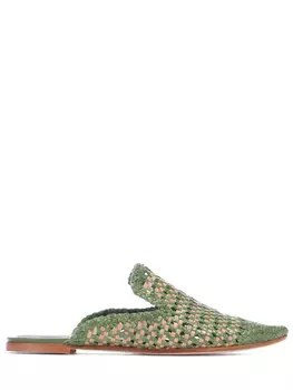 Плетеные мюли из кожи Elba FABIO RUSCONI