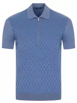 Поло хлопковое BERTOLO LUXURY MENSWEAR