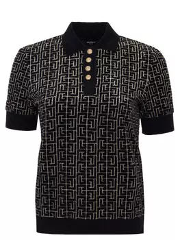 Поло хлопковое BALMAIN