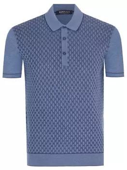 Поло хлопковое BERTOLO LUXURY MENSWEAR