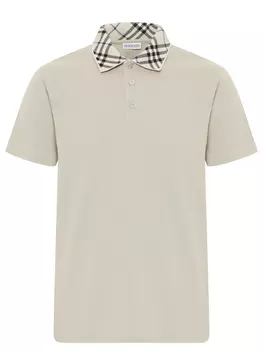 Поло хлопковое BURBERRY