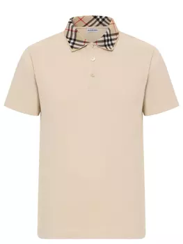 Поло хлопковое BURBERRY