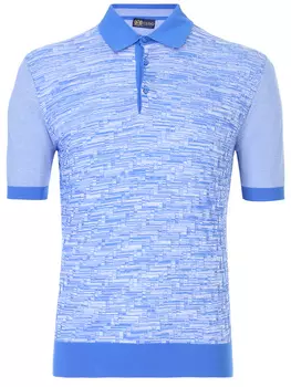 Поло хлопковое фактурное